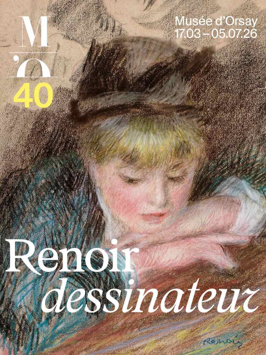 Affiche de l'exposition Renoir dessinateur