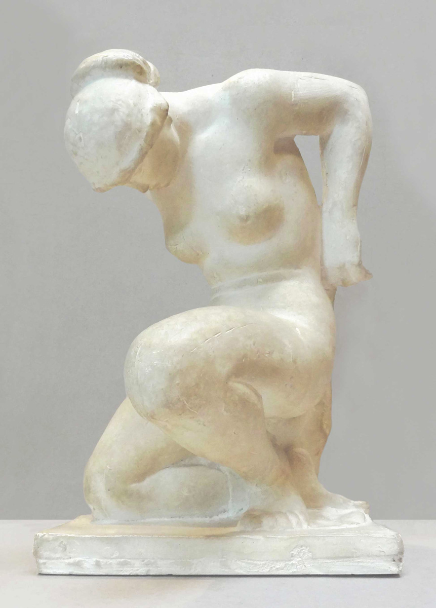 Baigneuse agenouillée - Richard Guino, c. 1912
