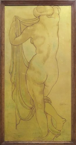 Nu à la draperie de dos - Richard Guino, c. 1913
