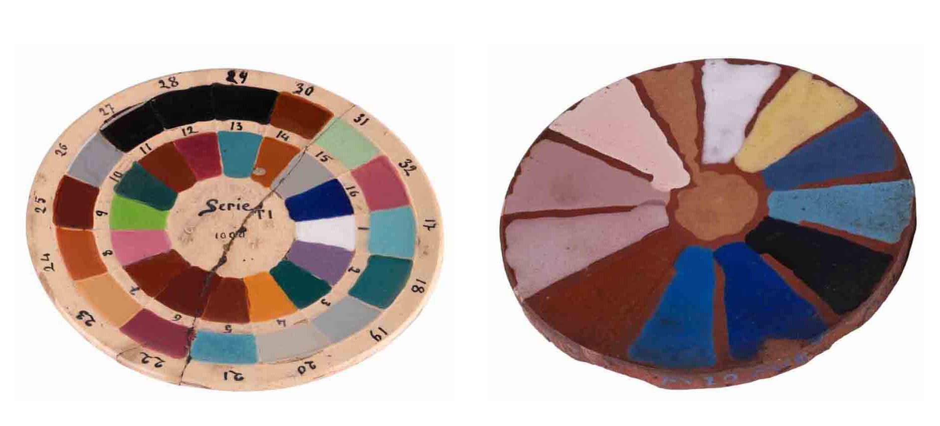 nuancier émaux céramiques Guino 1920 et 1930